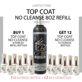 iGel top/base REFILL $60 with 12 free bottles $45 without 12 free bottles